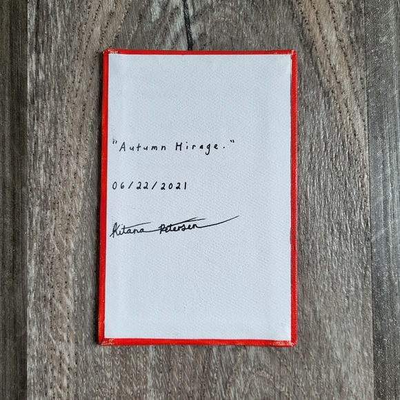 "Autumn Mirage" Painting by Artistic Ashara - Mini Easel Not Included - Picture 4 of 4